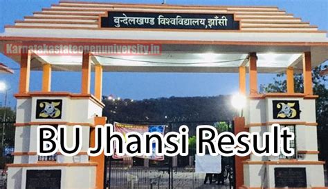 bu jhansi result nep|Bundelkhand University (BU) Result 2024(Released  .